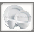 White Ceramic Dinner Service Sets